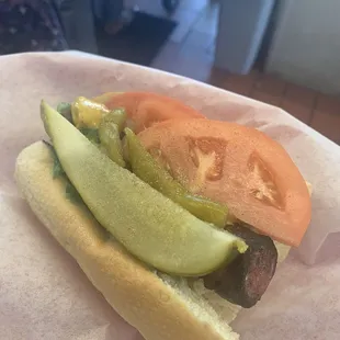 Polish sausage classic style