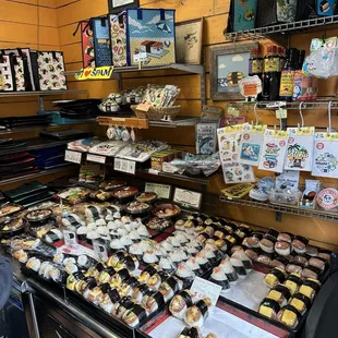 Assortment of musubi &amp; rice balls