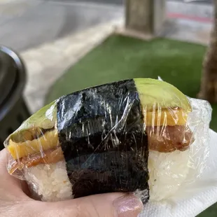 Shrimp Avocado Musubi