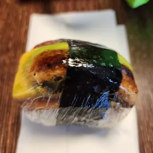 Musubi With Eel,Avocado, and Spam