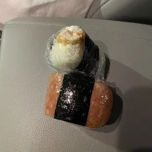 Shiso Herb Spam Musubis