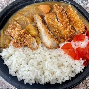 Chicken Katsu Curry Bowls