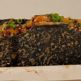 Crispy Calamari Taco Musubi