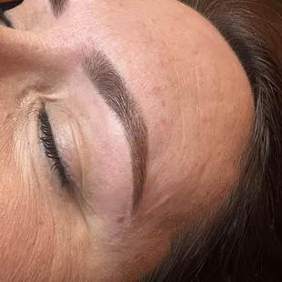 Brow wax and stain