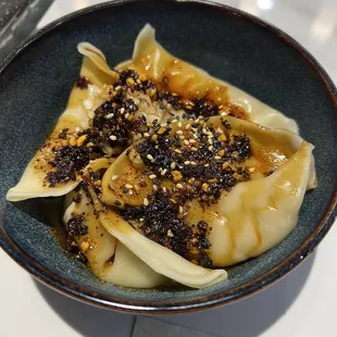 Steamed Spicy Gyoza (6Pcs) - amazing flavor well cooked