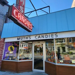 the front of the store