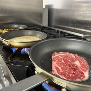 Making a nice ribeye