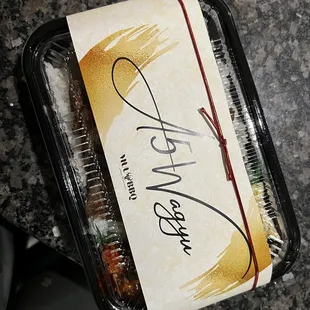Japanese A5 Wagyu Bento