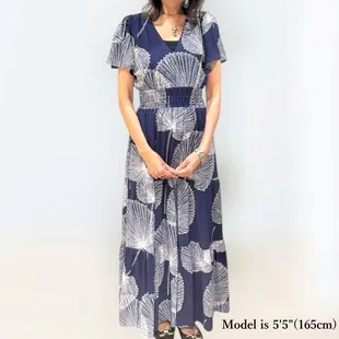 V neck dress is perfect for dinner out and day. We have matching Hawaiian shirts, too.
