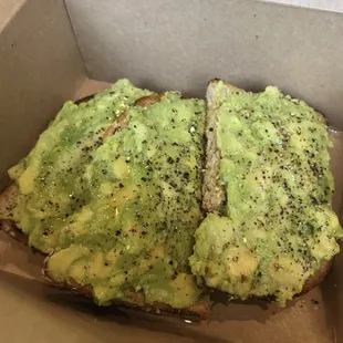 Avocado toast perfection.