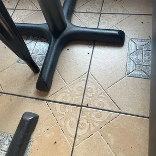 Clean your floors! Breeding ground for flies.