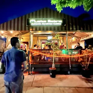 Exterior of the restaurant.
