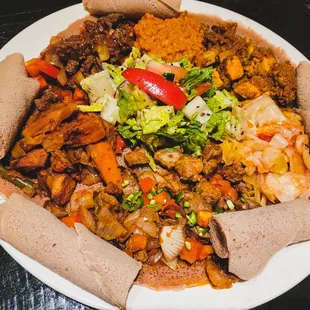 a plate of food