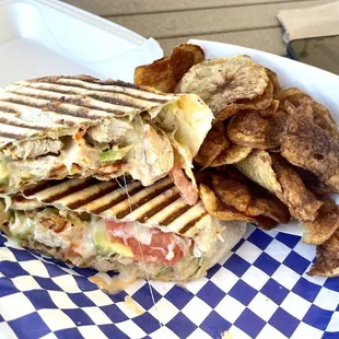 Italian Grilled Chicken Wrap