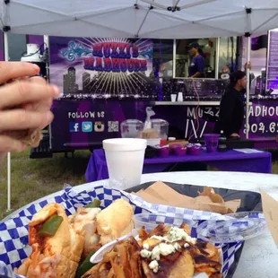Italian sausage with homemade chips