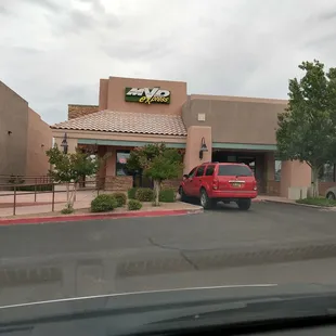 Outside front entrance.