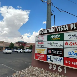 At the Mountain Vista Plaza