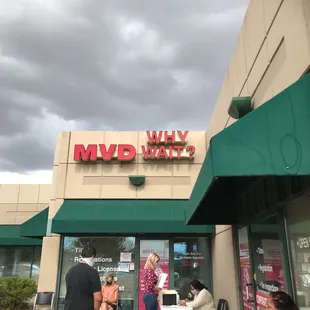 New slogan should be "why wait somewhere else than here?"