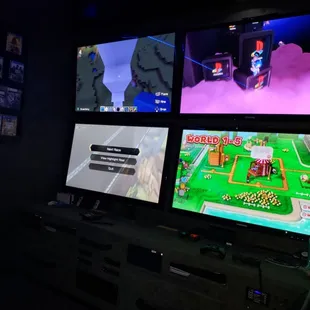 Our gaming setup.