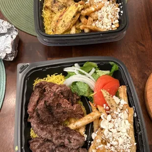 MVP 2 Protein Combo Plate and Chicken Kabob Plate