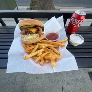 I burger n fries