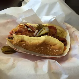 Mark Sanchez Hot Dog