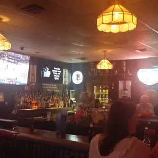 Friendly...Cheers kinda place!