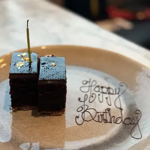 Complimentary Birthday Cake