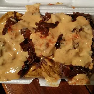 I love the brisket nachos! I&apos;m In heaven! : )
