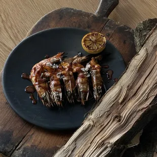 Whole Grilled Prawns