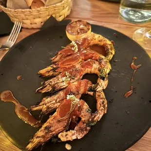 Grilled prawn