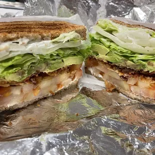 BLT W/ Avocado on Whole Wheat Toast