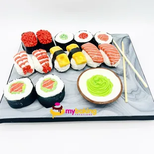 Sushi Platter Inspired Cake Pops