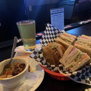 Cup of Chili,  Turkey Clubhouse, Rotating Cider