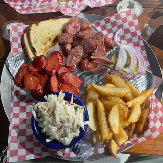 2 Meats BBQ Platter