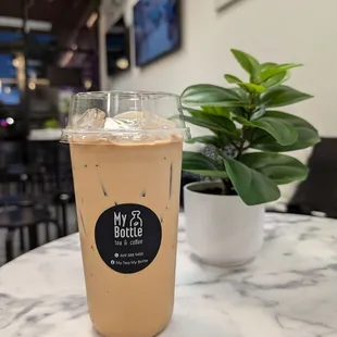 Rambutan milk tea