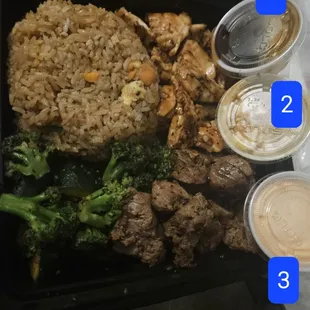 Hibachi at its best!! Perfectly seasoned.