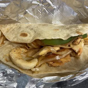 Chicken Fajita Taco!