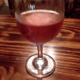 3 sips of Moscato got the party started. They have a very limited wine offering. Beer, however, abounds.