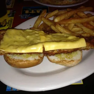 This is the fish SANDWICH....