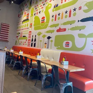 Cute decor and super clean dining area