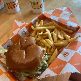 Couldn't wait to take a bite of this california burger