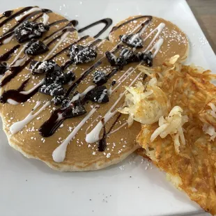 Mickey Mouse oreo pancakes