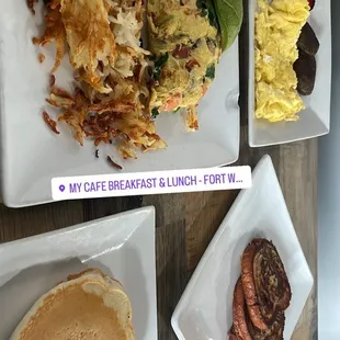 Bacado Omelet Cinnamon Roll French Toast