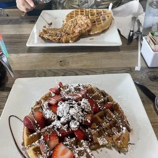 Strawberry Nutella Waffle