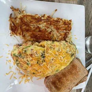 Garden Veggie omelette.