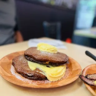 Malasada Style Pancake with Custard!