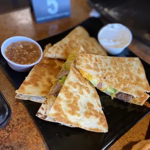 Chicken or Steak Quesadilla