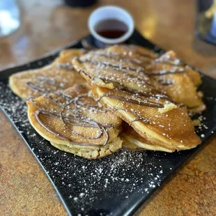 Churro pancakes
