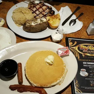 Ham, Bacon & Sausage Omelet